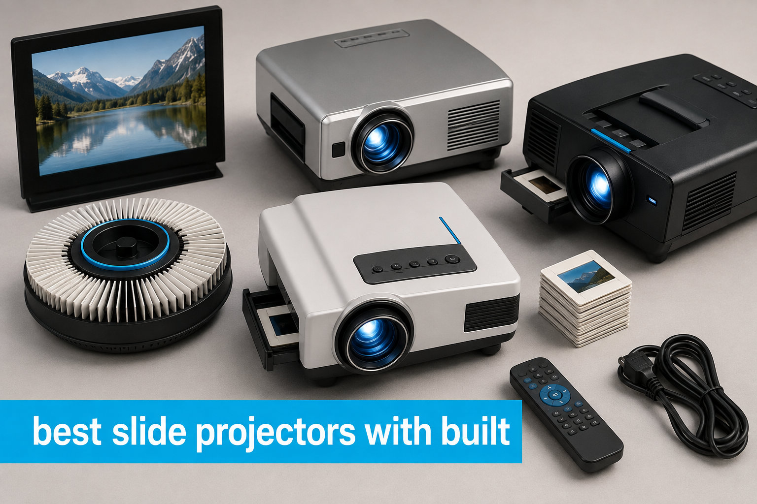 best slide projectors with built