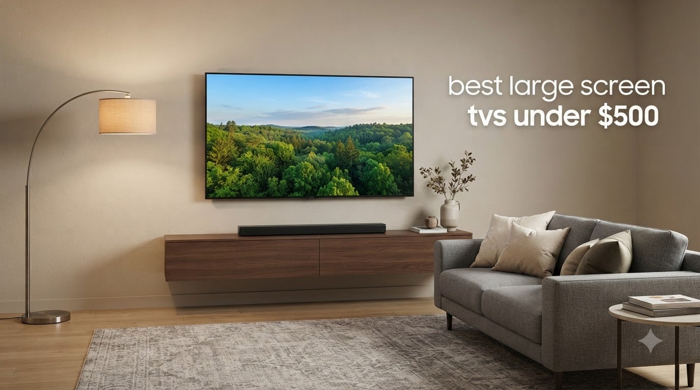 best large screen tvs under $500