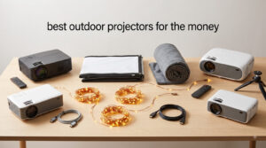 best outdoor projectors for the money