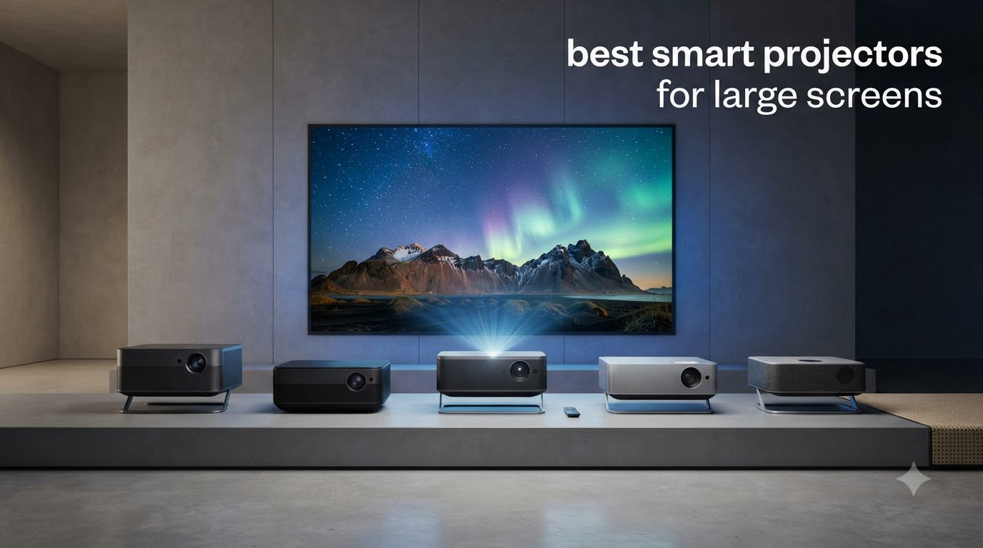 best smart projectors for large screens