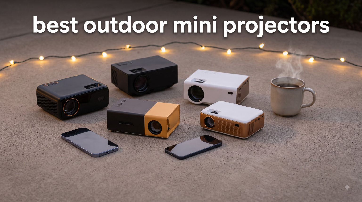 best outdoor mini projectors