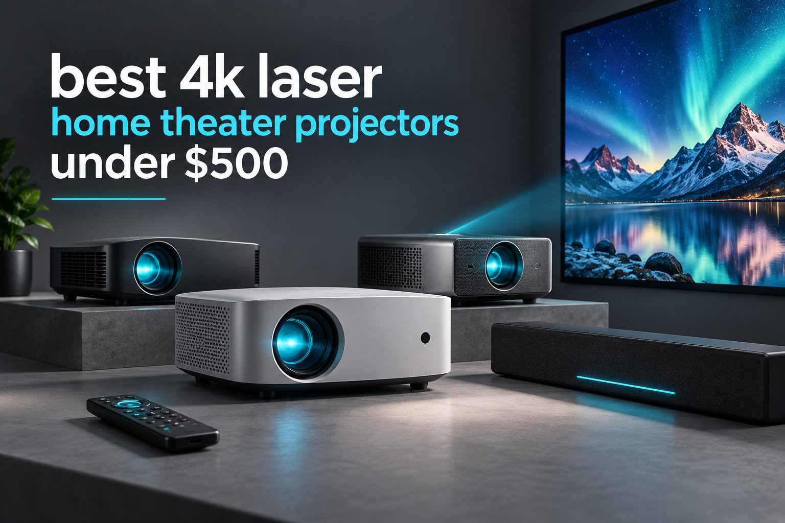 best 4k laser home theater projectors under $500