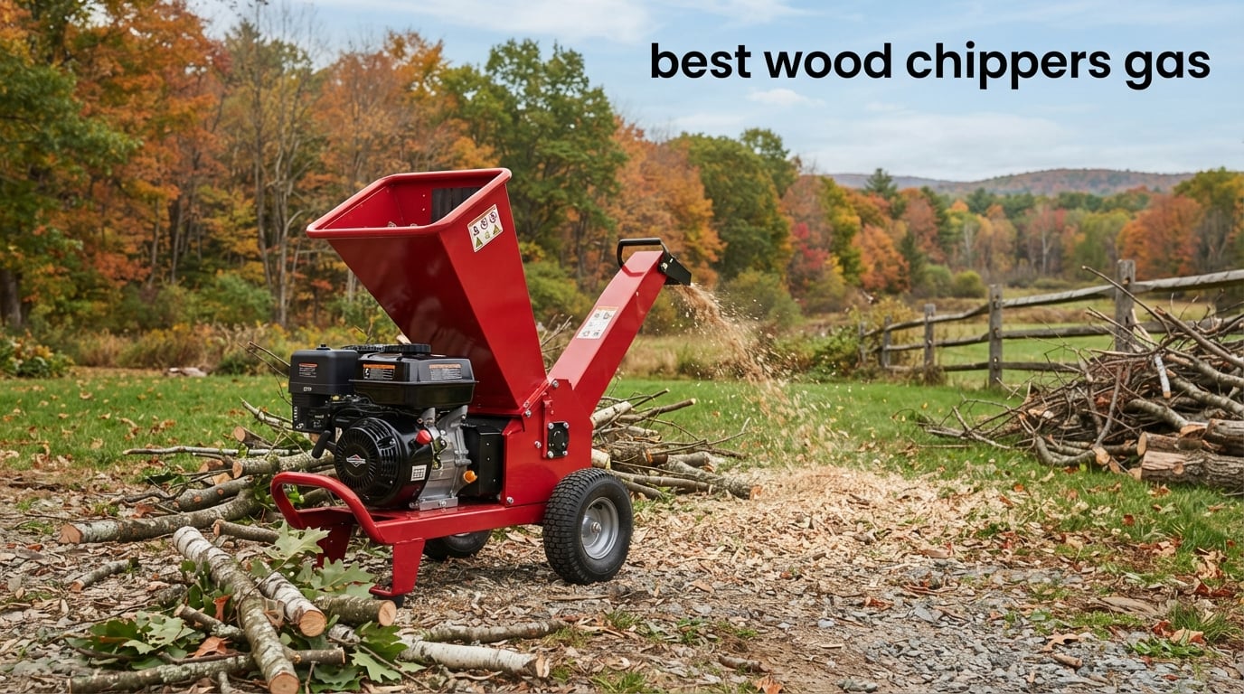 best wood chippers gas
