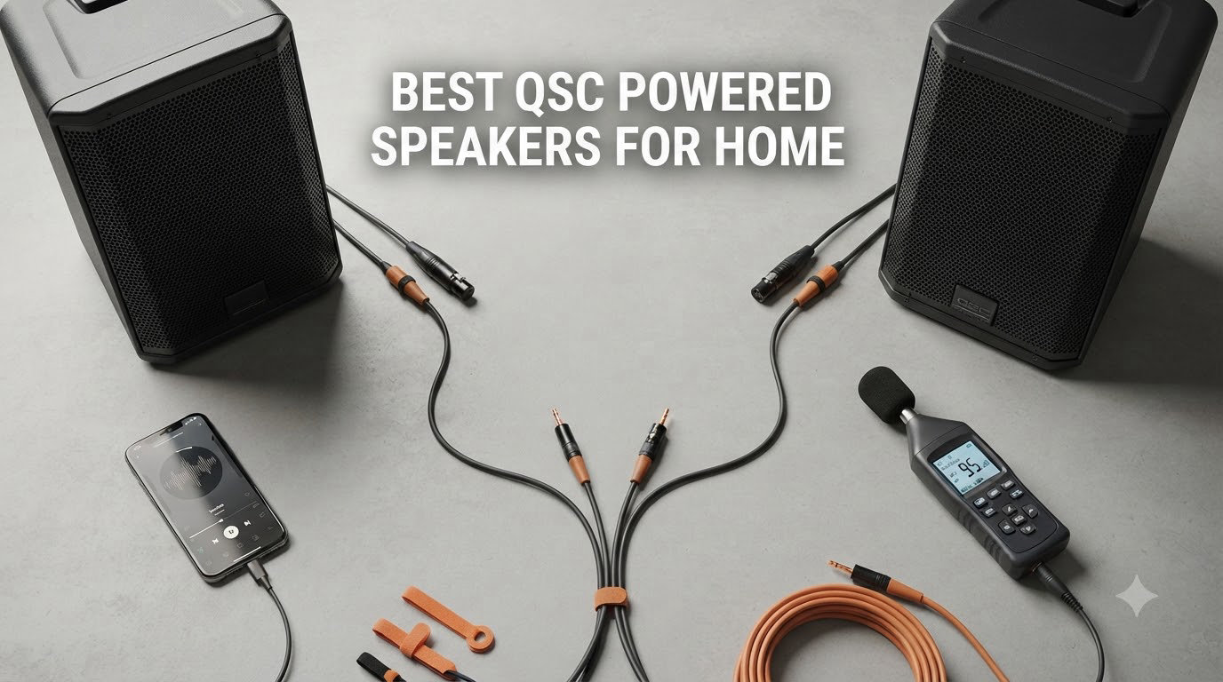 best qsc powered speakers for home