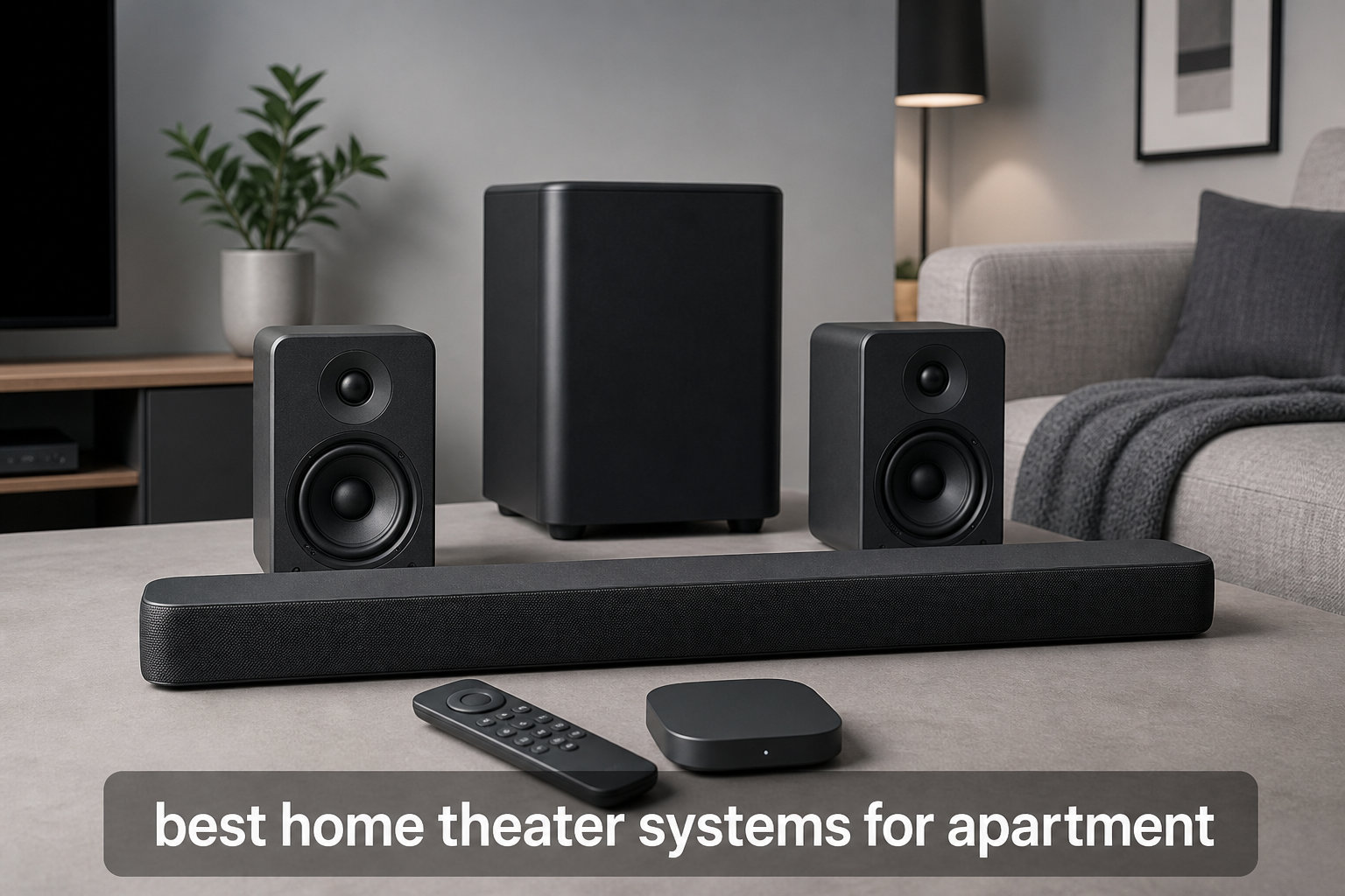 best home theater systems for apartment