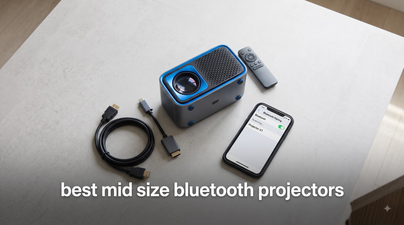 best mid size bluetooth projectors