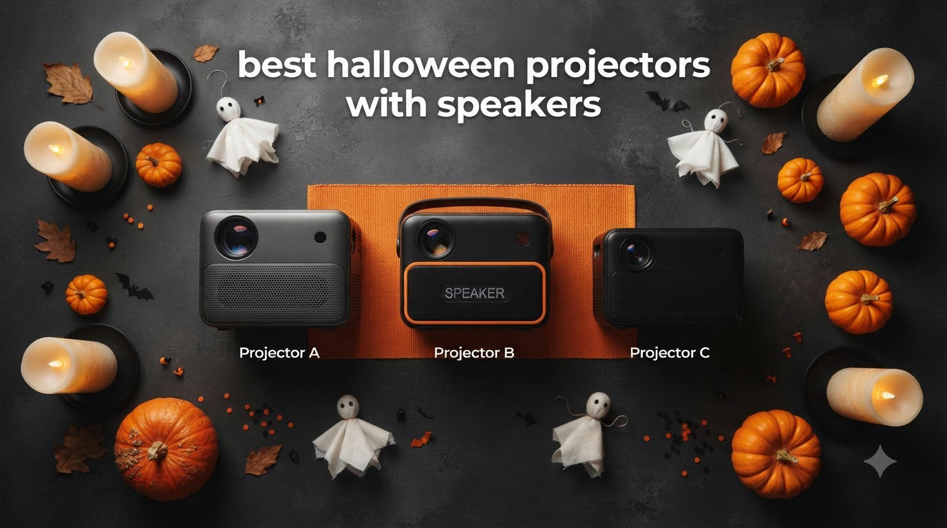 best halloween projectors with speakers