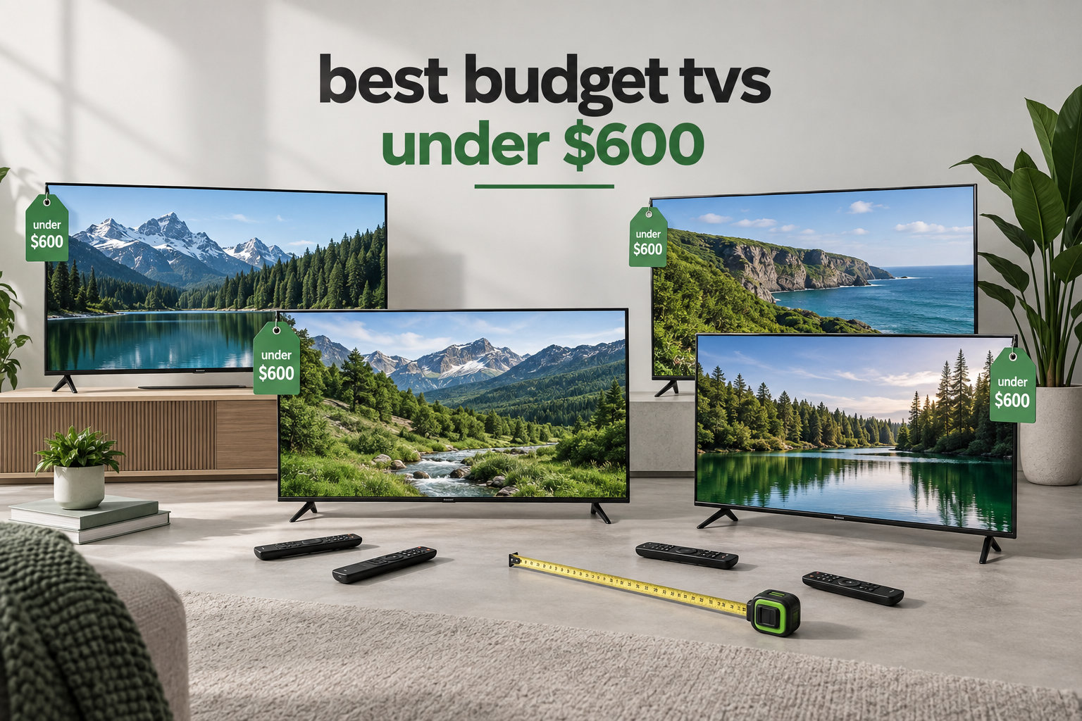 best budget tvs under $600