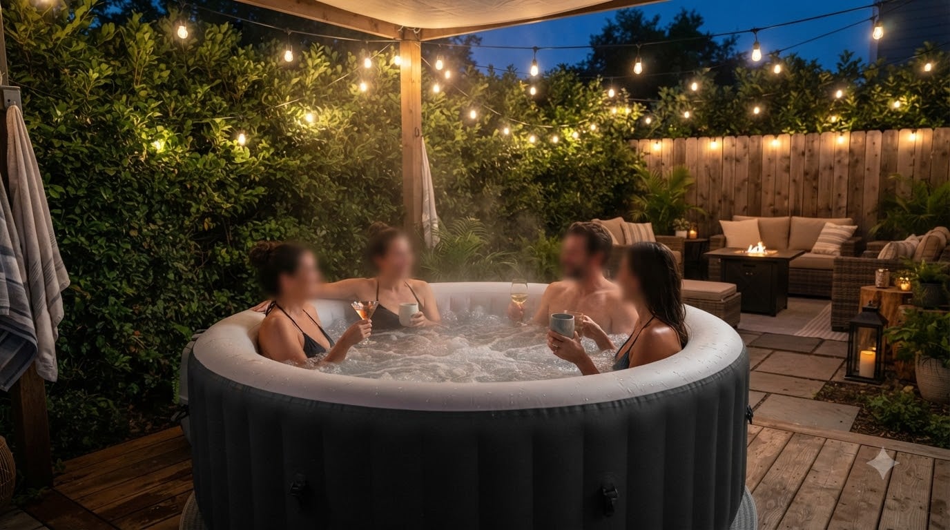 best inflatable hot tubs with hydro jets