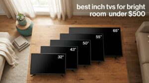 best 55 inch tvs for bright room under $500