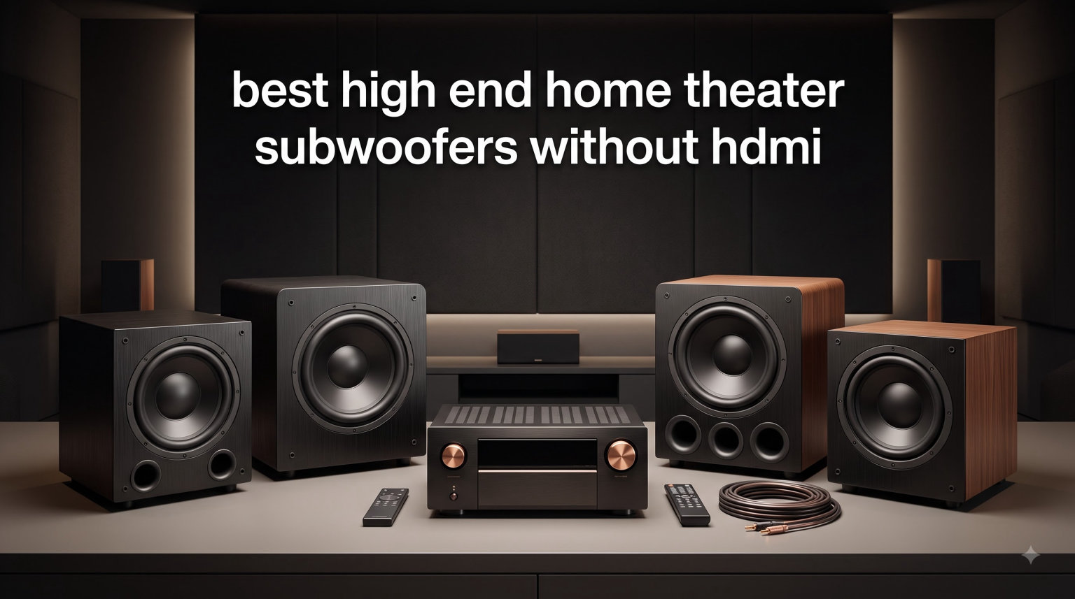 best high end home theater subwoofers without hdmi