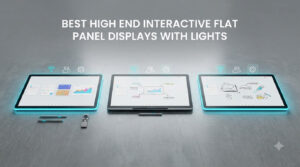 best high end interactive flat panel displays with lights