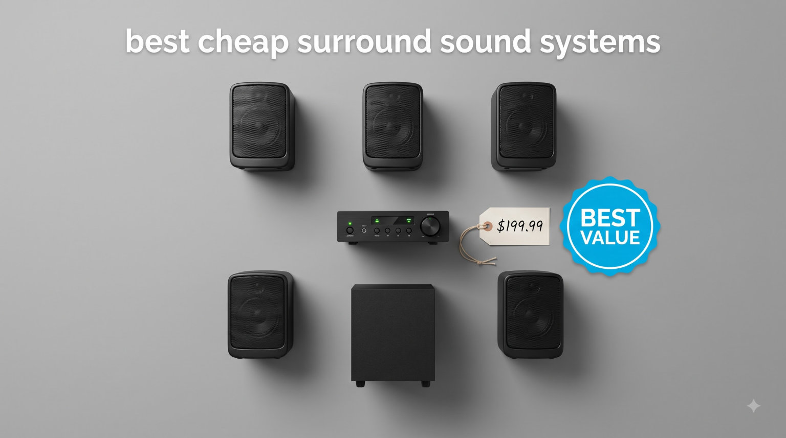 best cheap surround sound systems