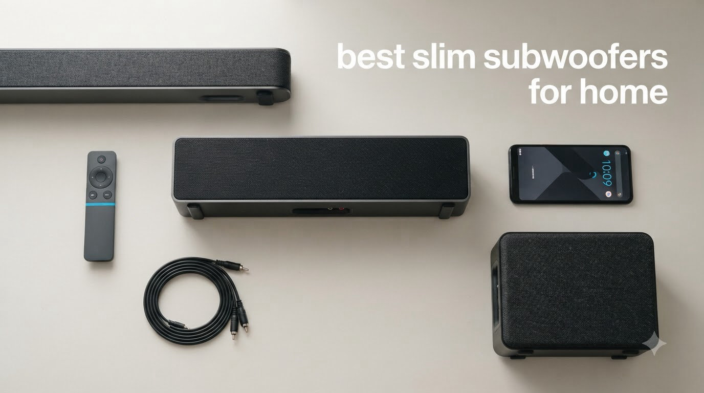best slim subwoofers for home