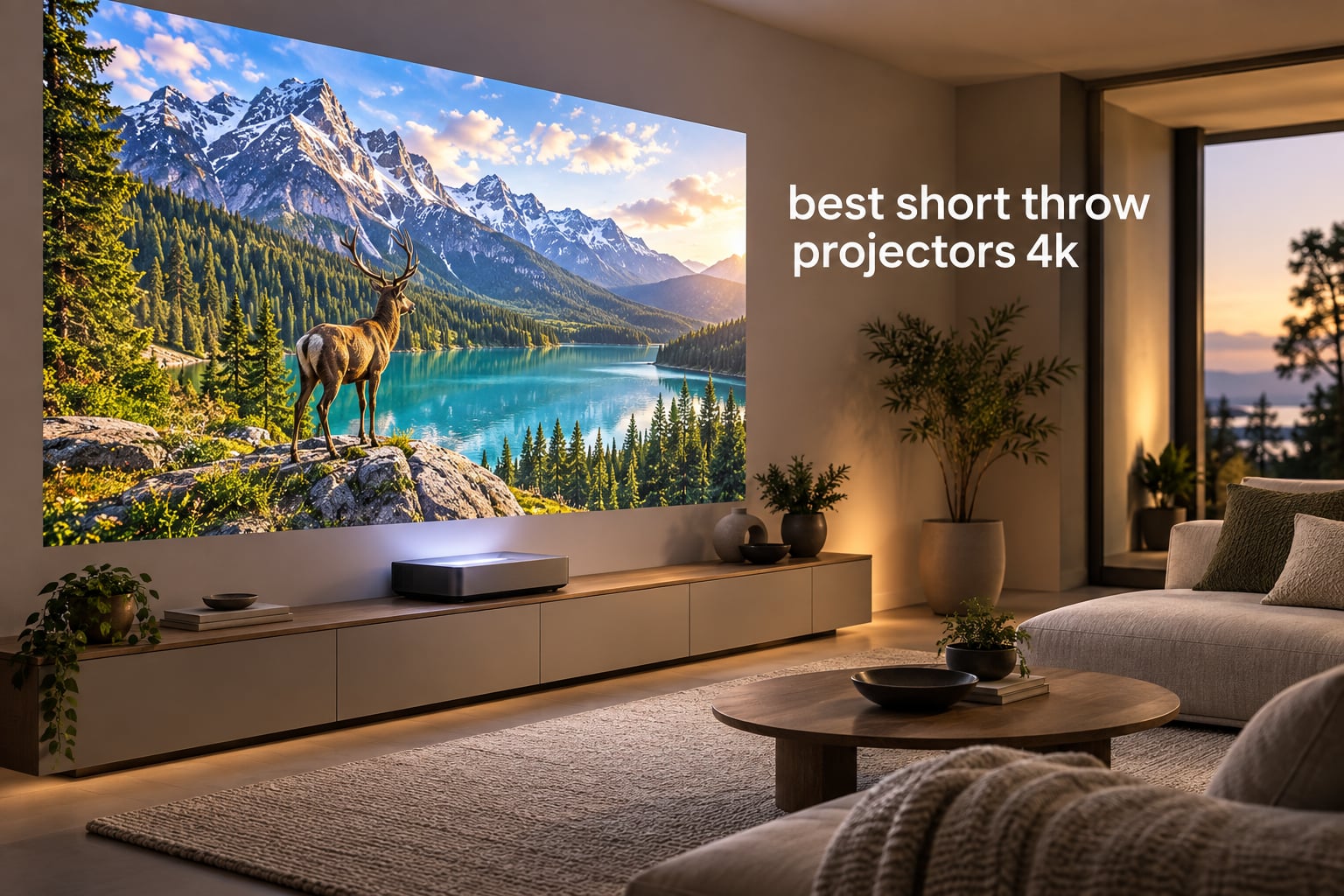 best short throw projectors 4k