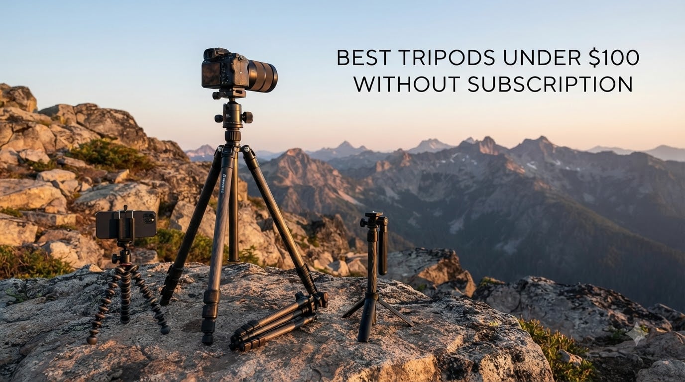 best tripods under $100 without subscription