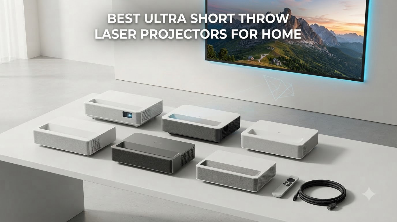 best ultra short throw laser projectors for home