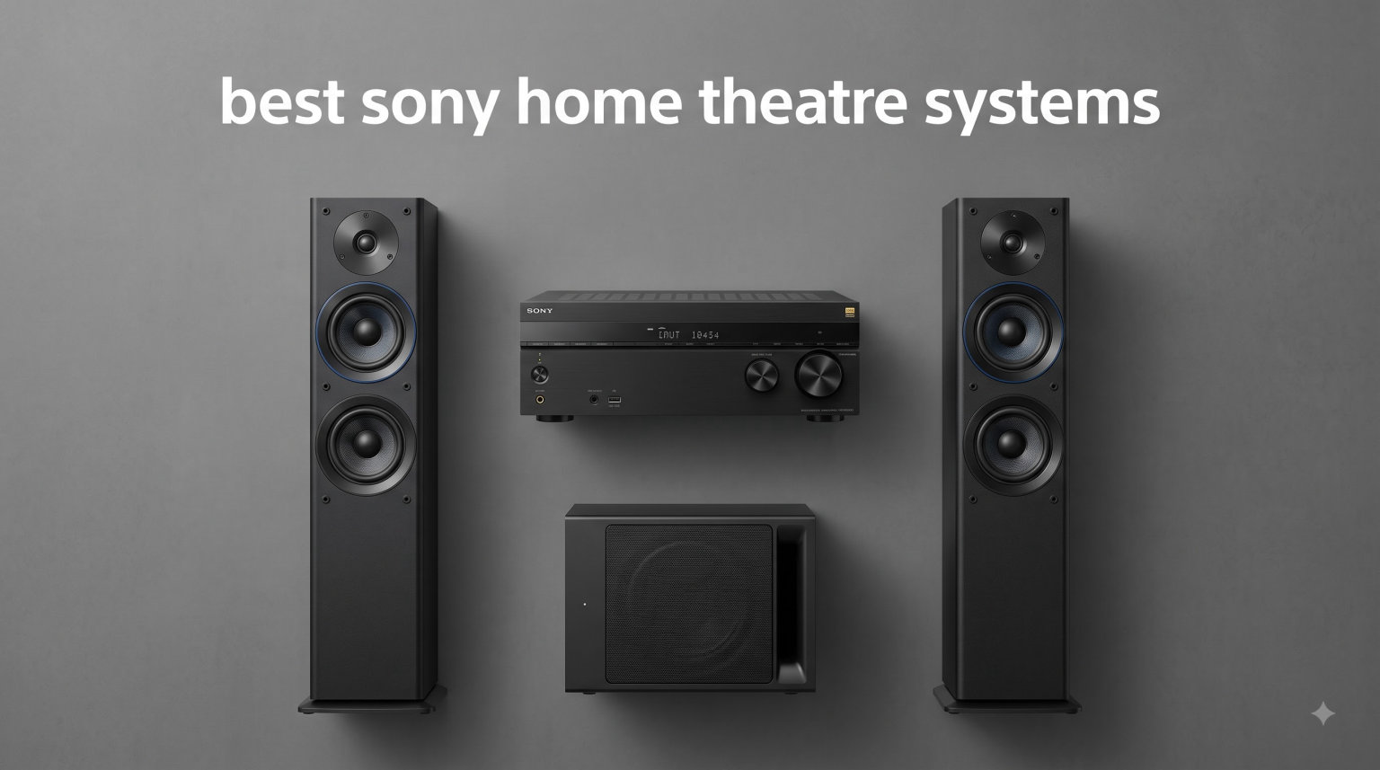 best sony home theatre systems