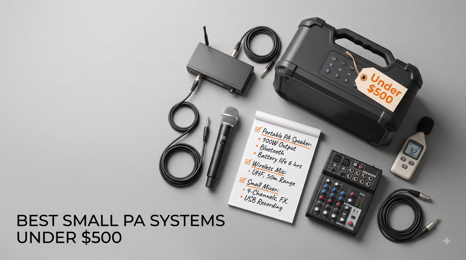 best small pa systems under $500