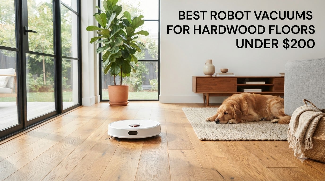 best robot vacuums for hardwood floors under $200