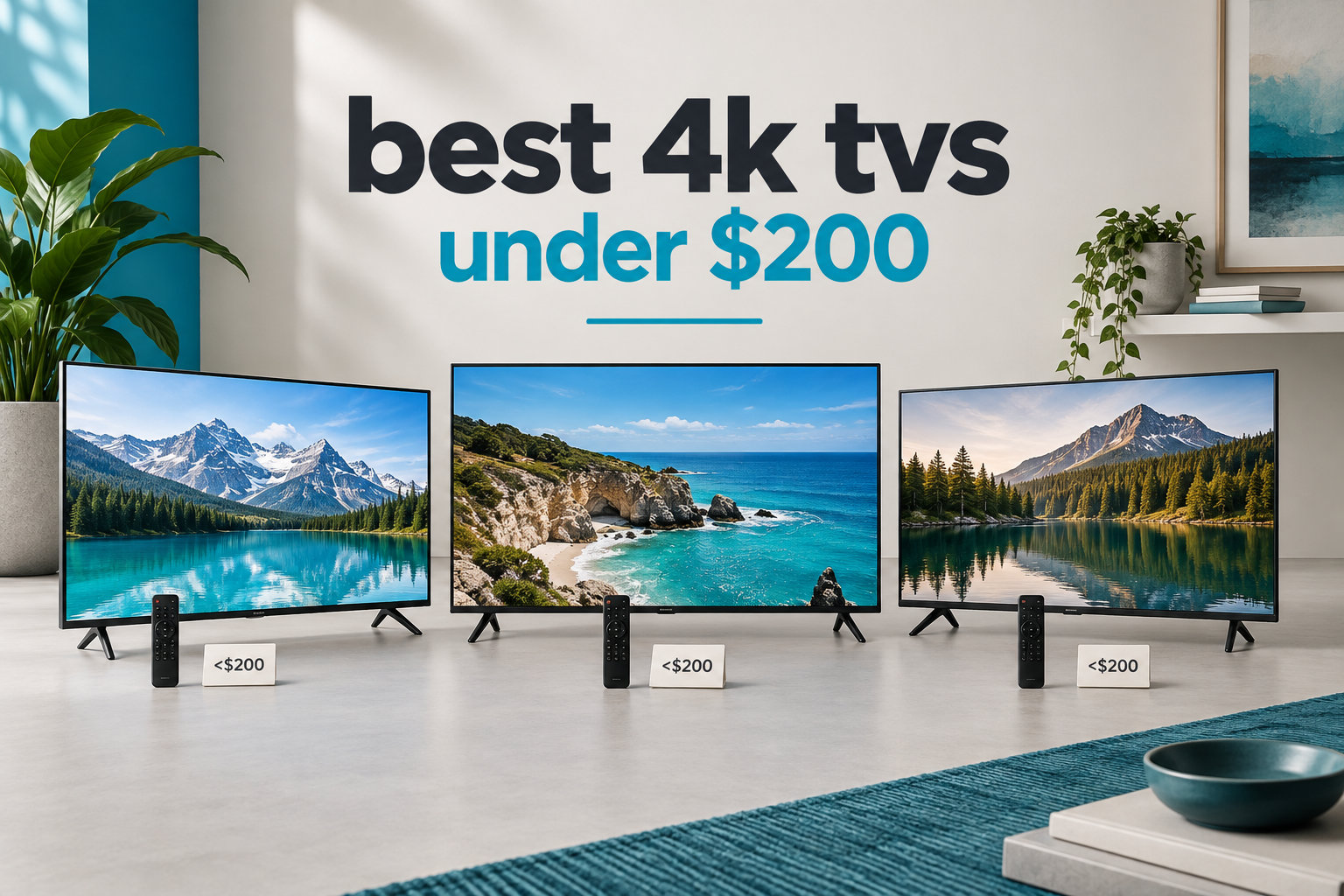 best 4k tvs under $200