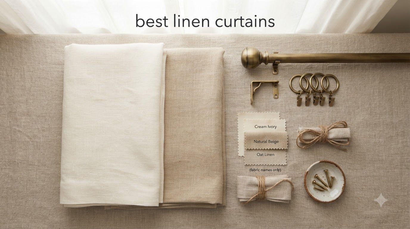 best linen curtains
