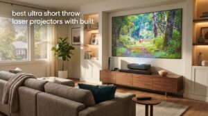 best ultra short throw laser projectors with built