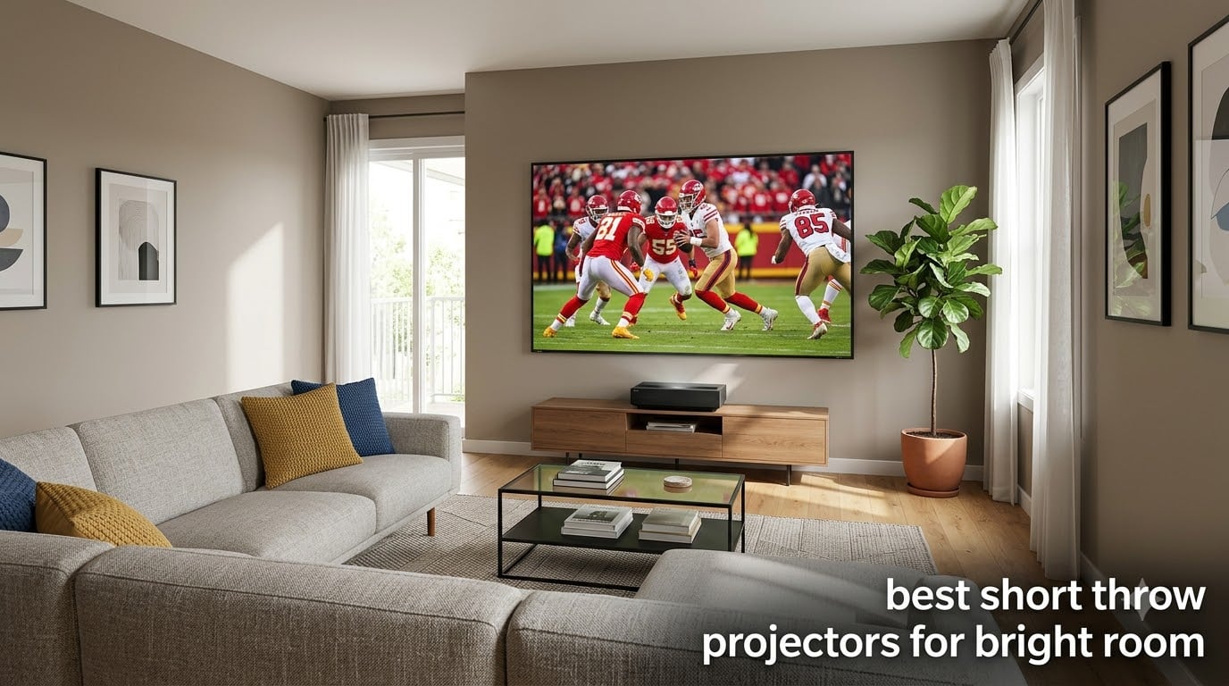 best short throw projectors for bright room