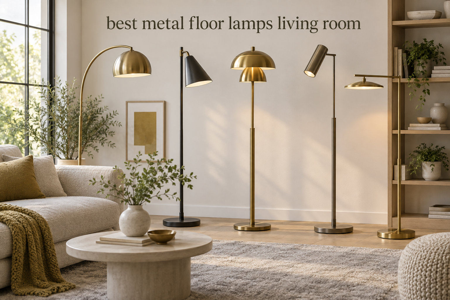 best metal floor lamps living room