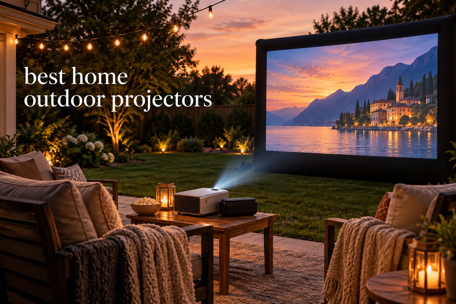 best home outdoor projectors