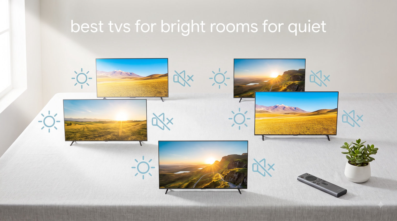 best tvs for bright rooms for quiet