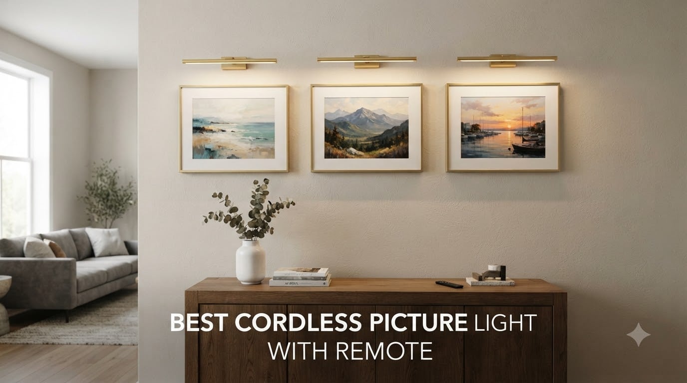best cordless picture light with remote