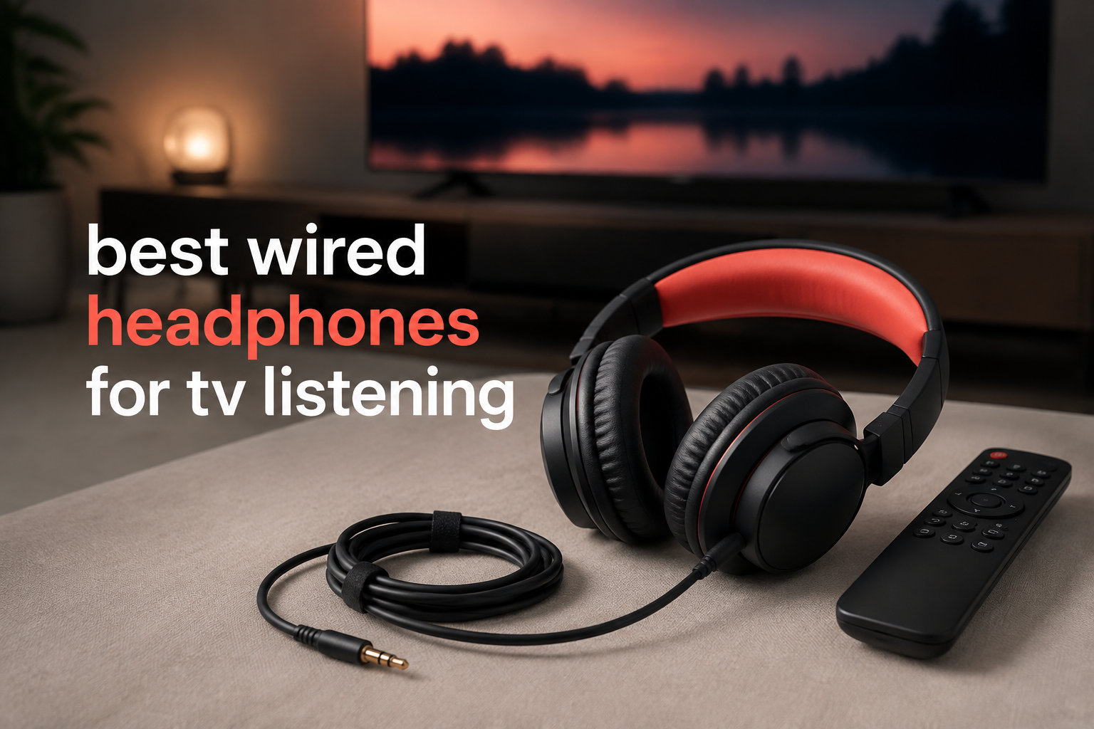 best wired headphones for tv listening