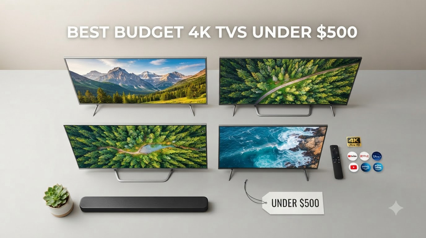 best budget 4k tvs under $500