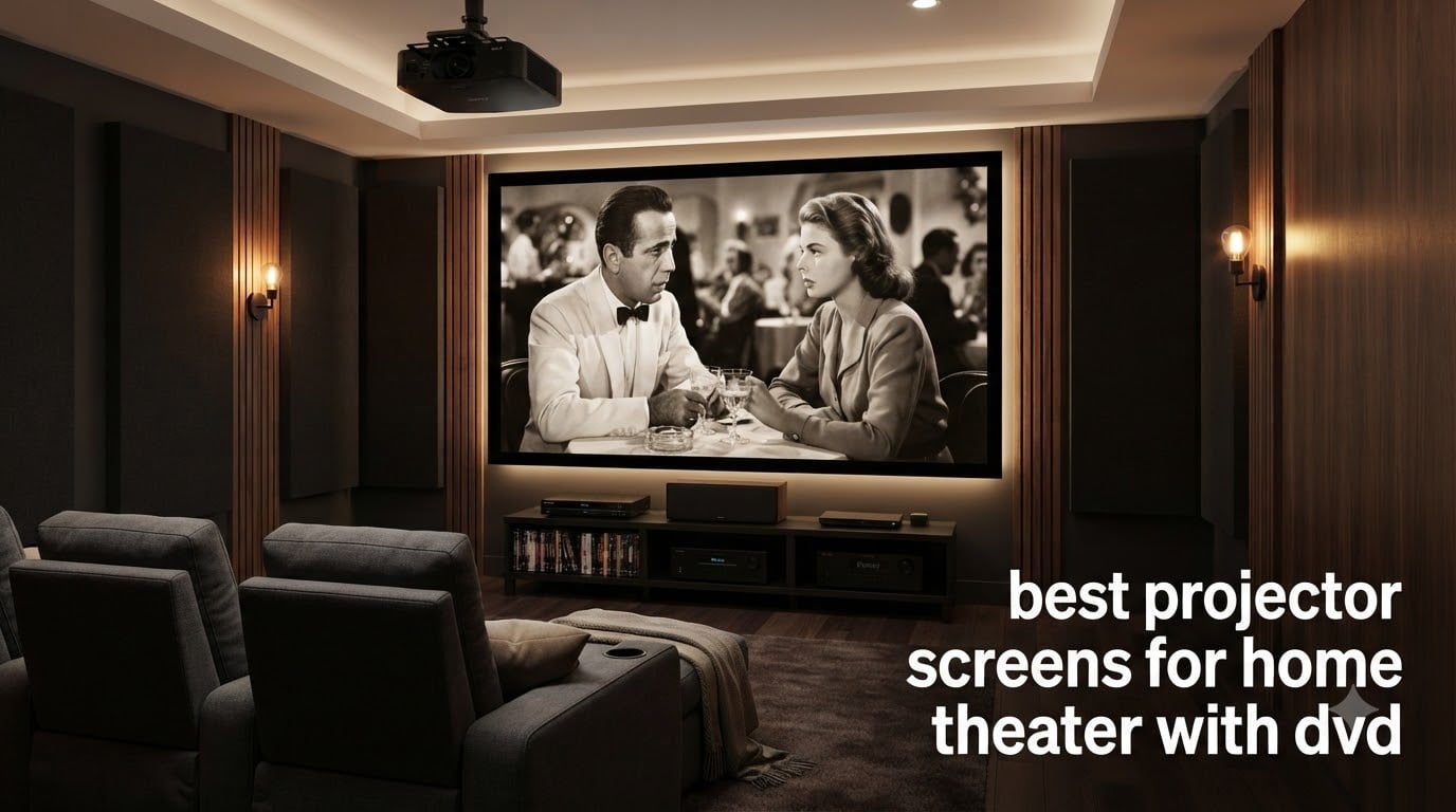 best projector screens for home theater with dvd