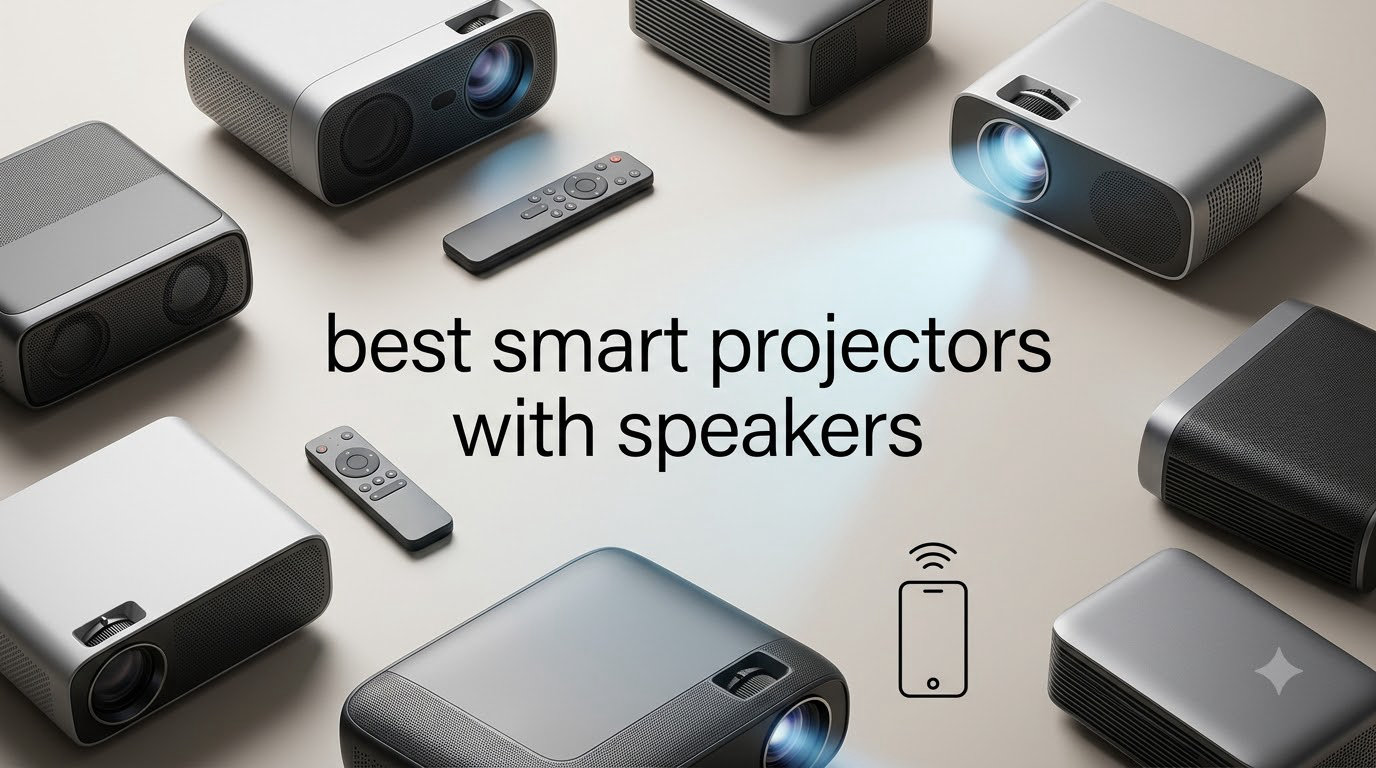 best smart projectors with speakers