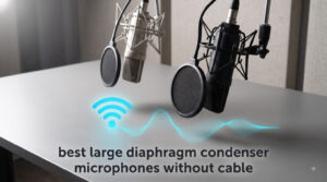 best large diaphragm condenser microphones without cable