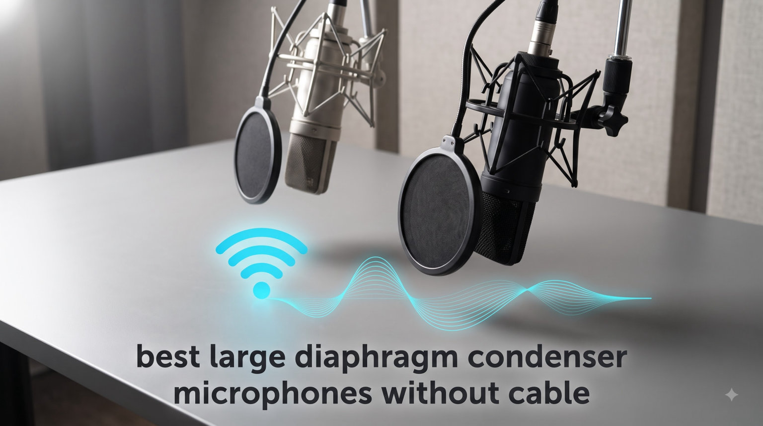 best large diaphragm condenser microphones without cable