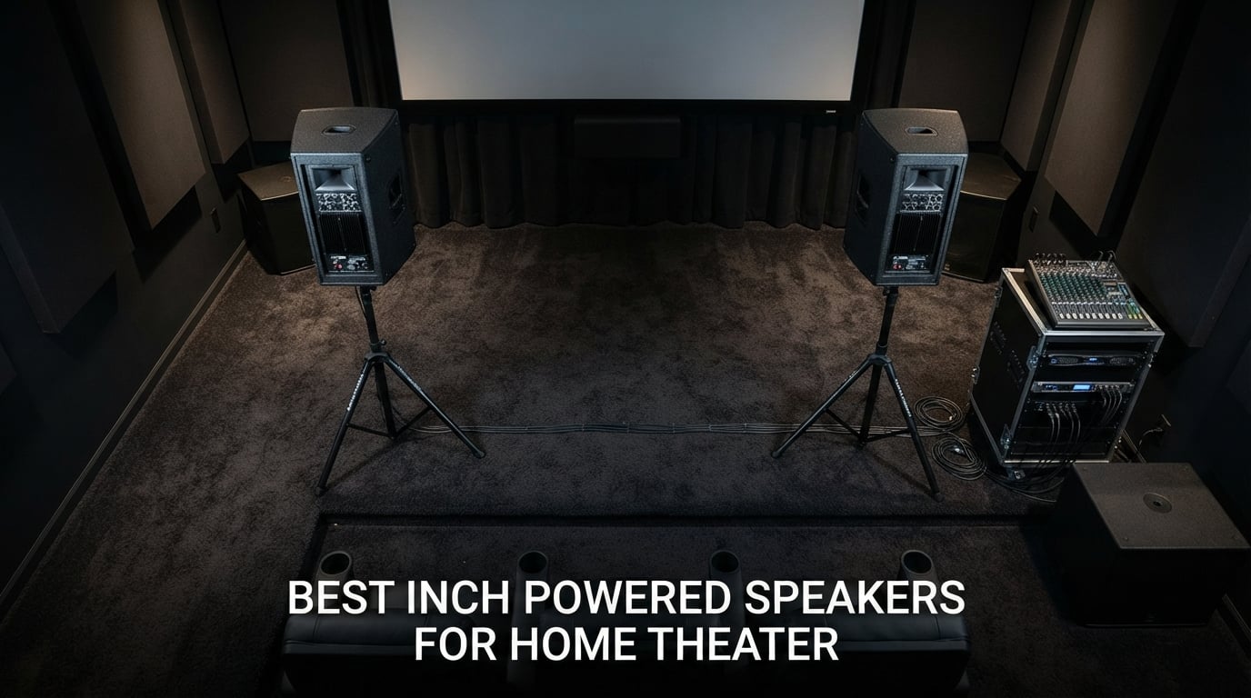 best 15 inch powered speakers for home theater