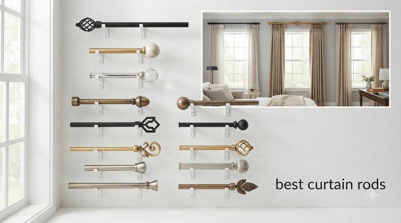 best curtain rods