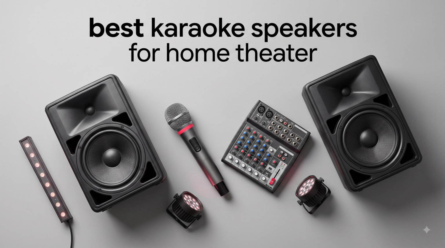 best karaoke speakers for home theater