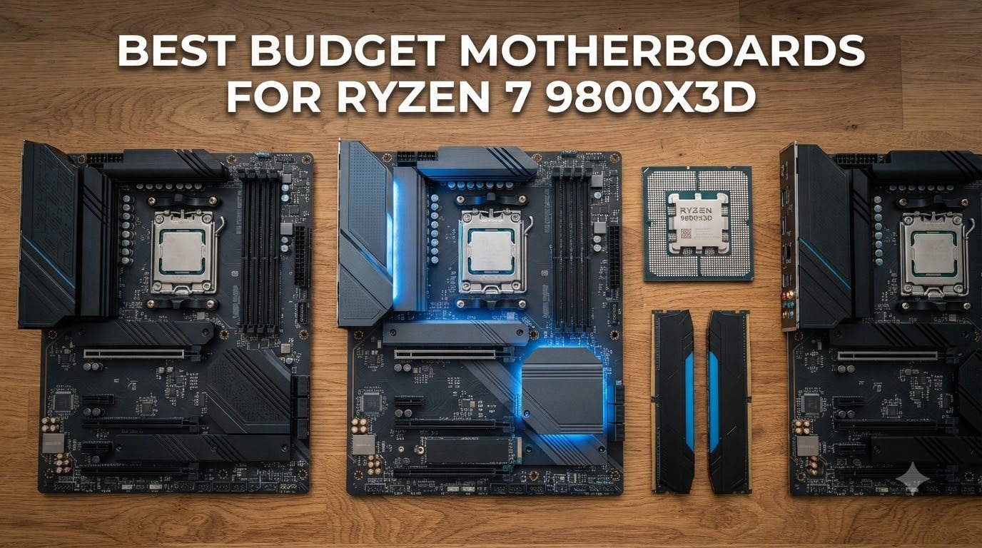 best budget motherboards for ryzen 7 9800x3d
