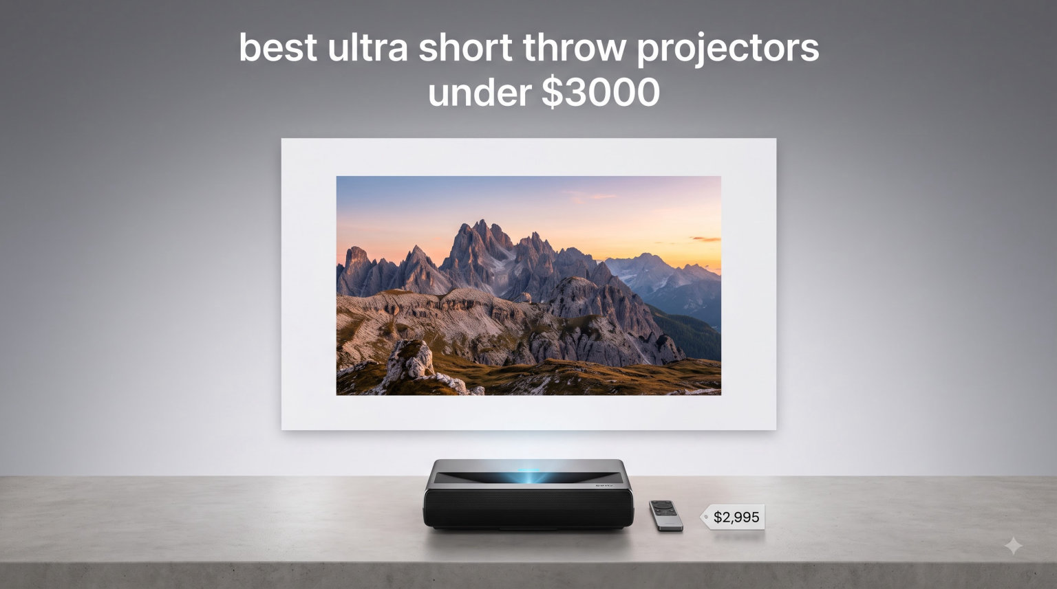 best ultra short throw projectors under $3000