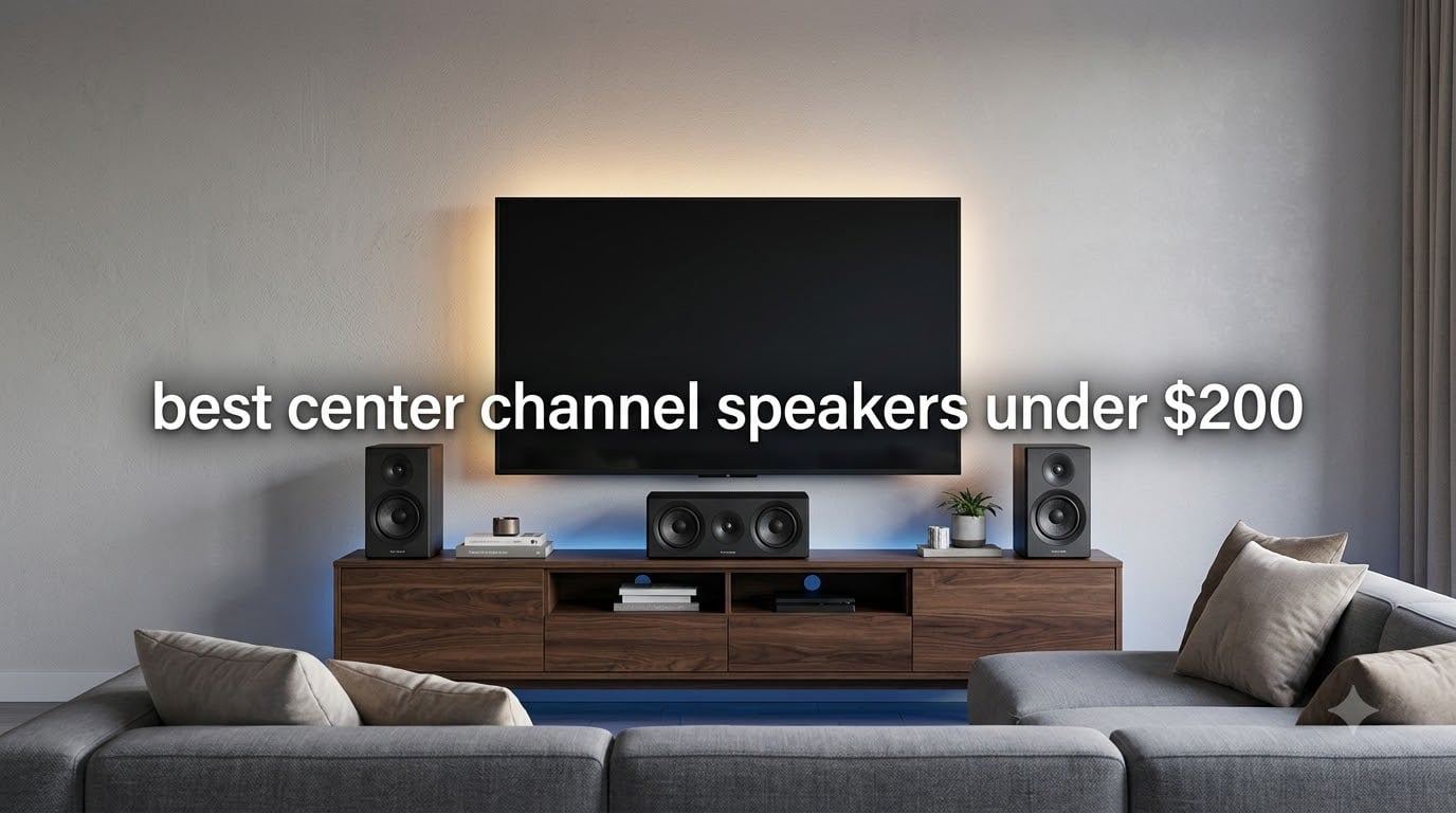 best center channel speakers under $200