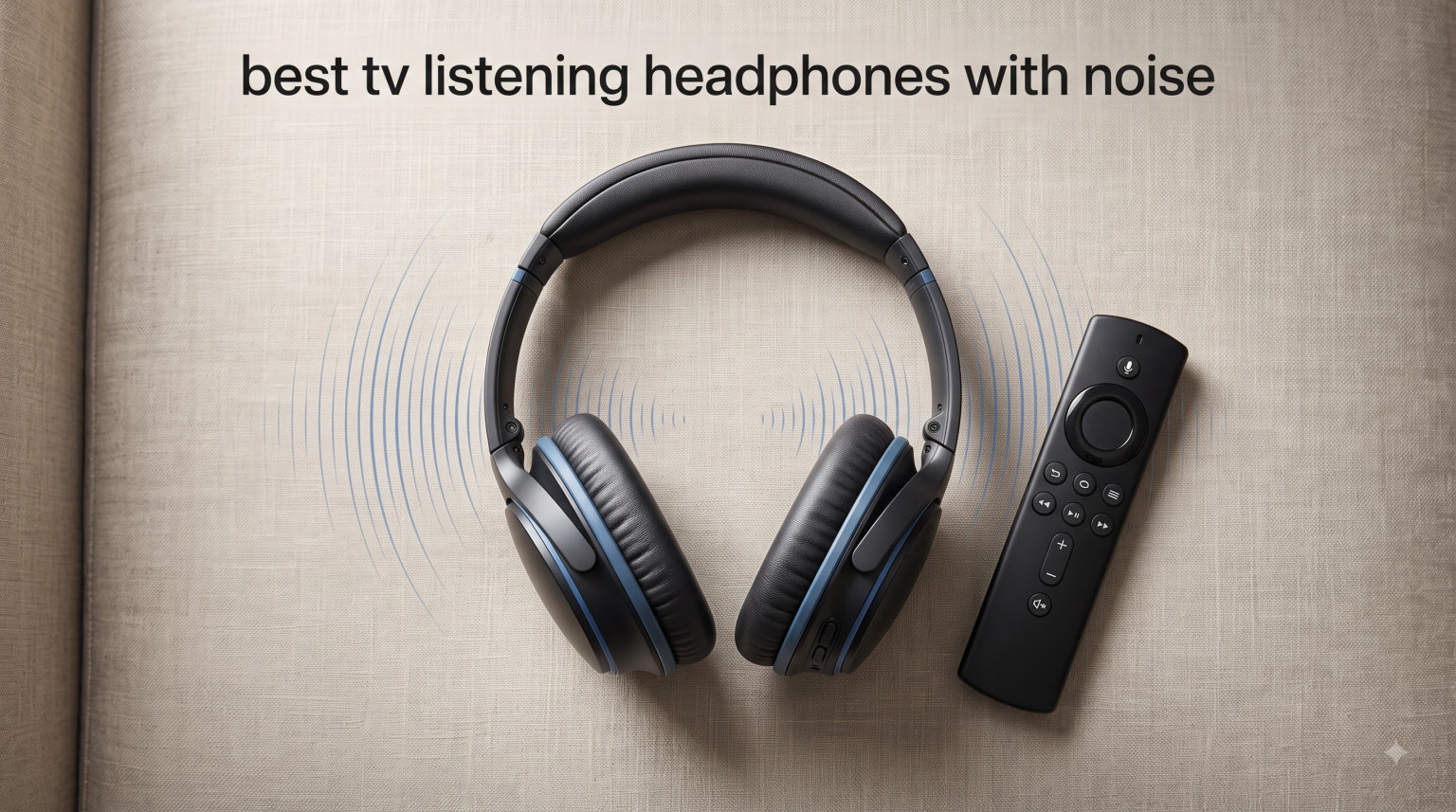 best tv listening headphones with noise