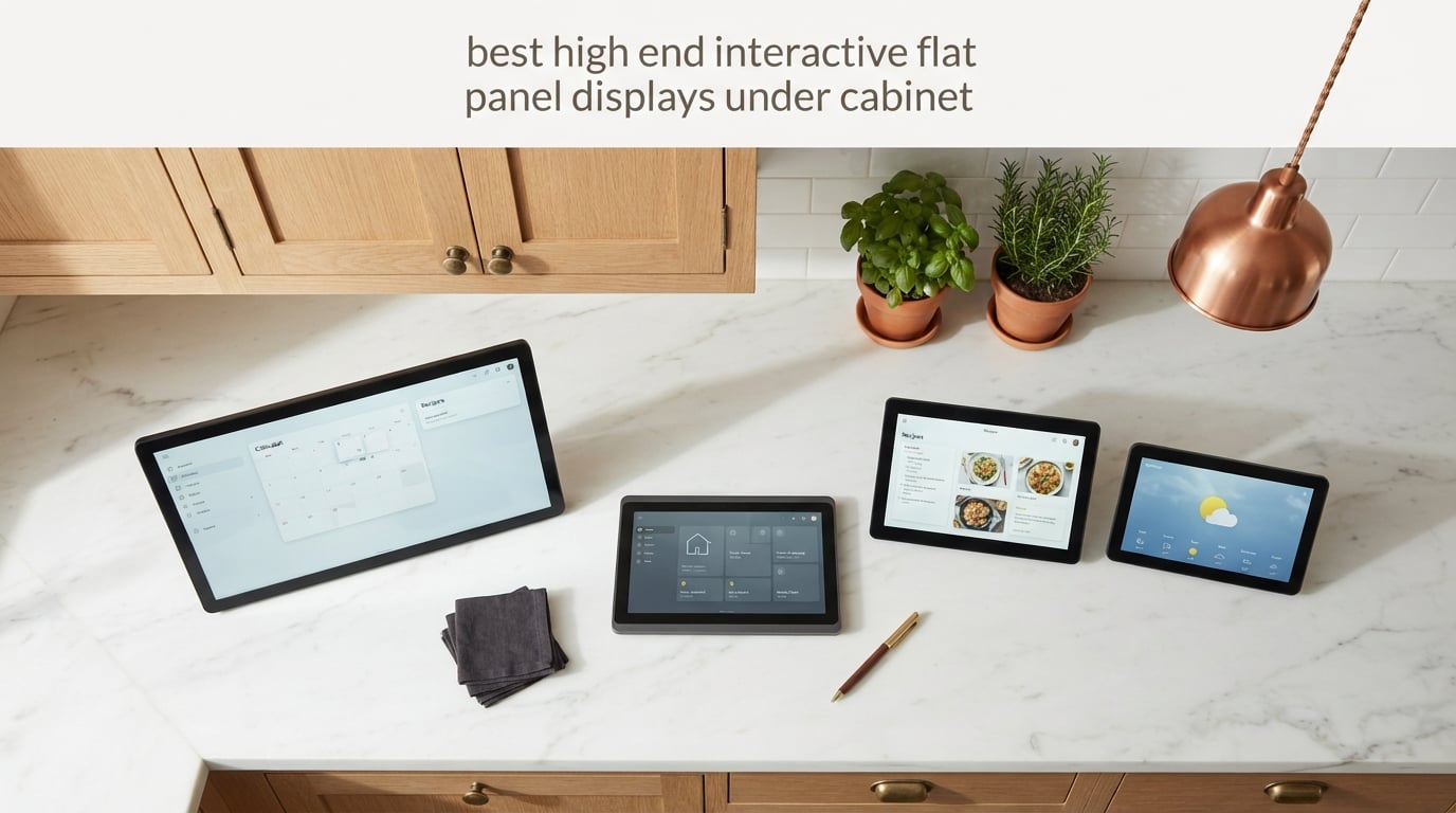 best high end interactive flat panel displays under cabinet