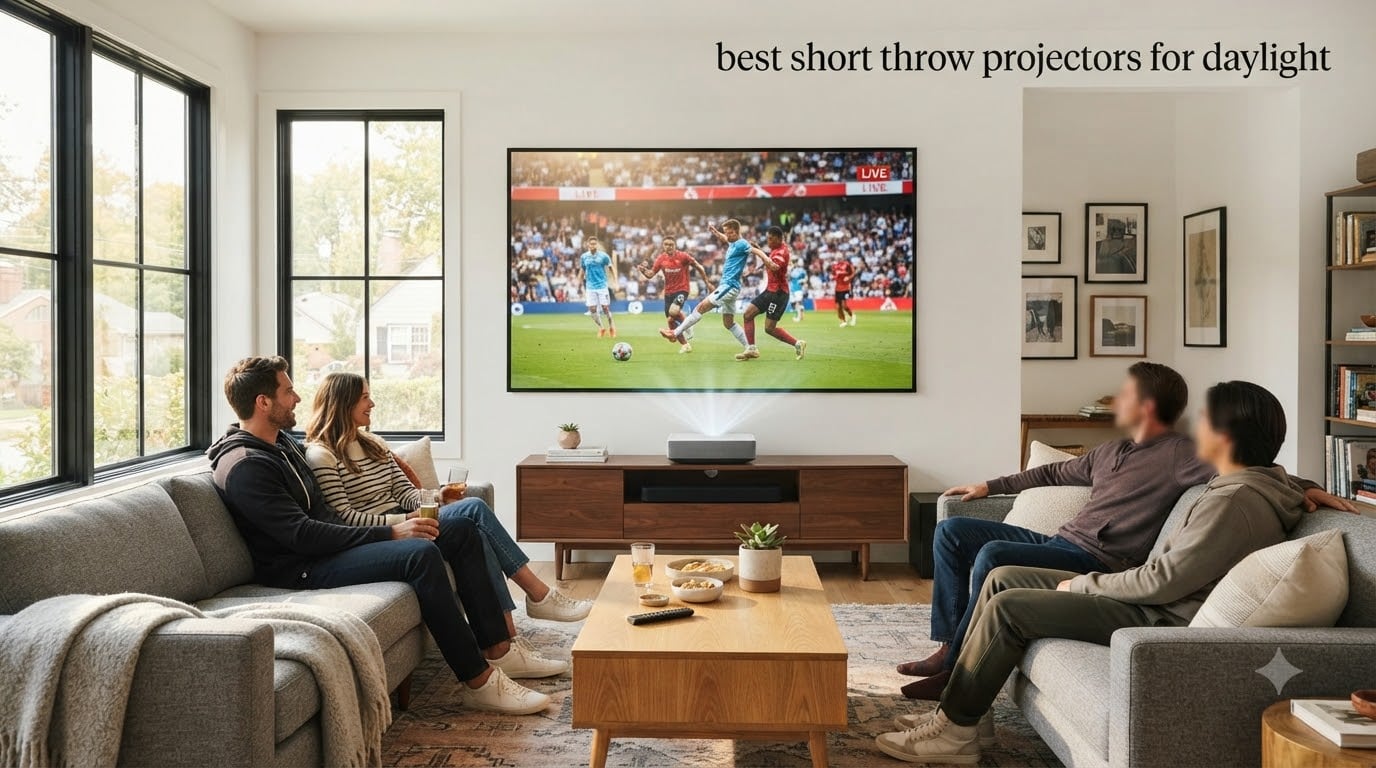 best short throw projectors for daylight