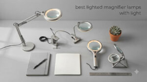 best lighted magnifier lamps with light