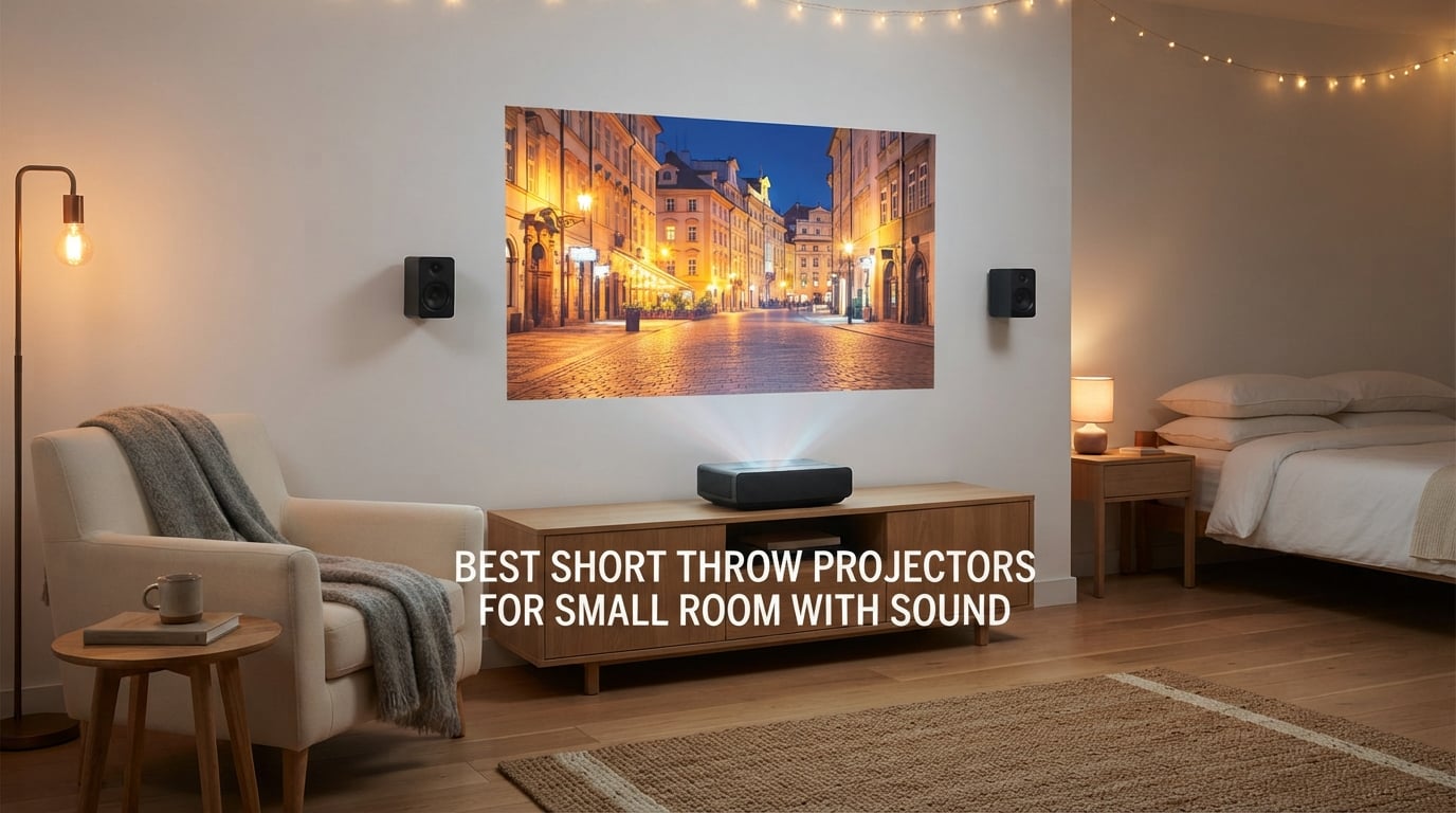 best short throw projectors for small room with sound