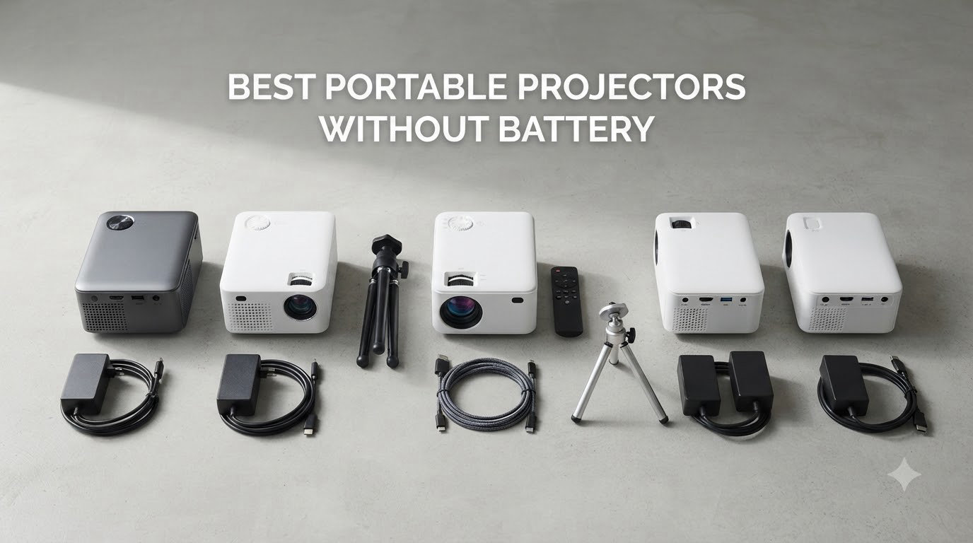 best portable projectors without battery